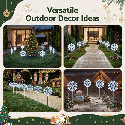 Jingle Jollys 4 Pack Christmas Lights Path Lights Garden Decoration Outdoor Pathway Lighting - Image 4