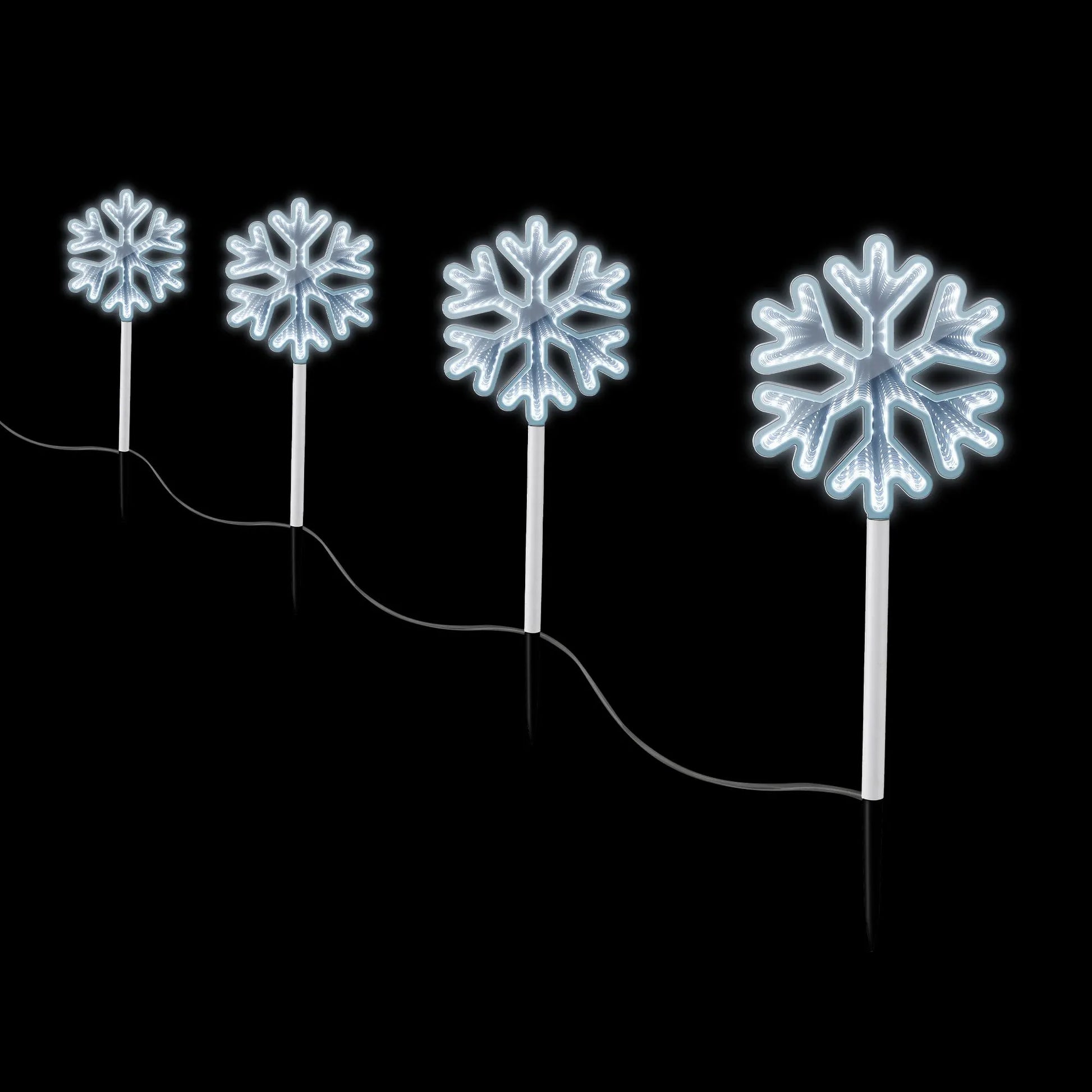 Jingle Jollys 4 Pack Christmas Lights Path Lights Garden Decoration Outdoor Pathway Lighting - Image 7