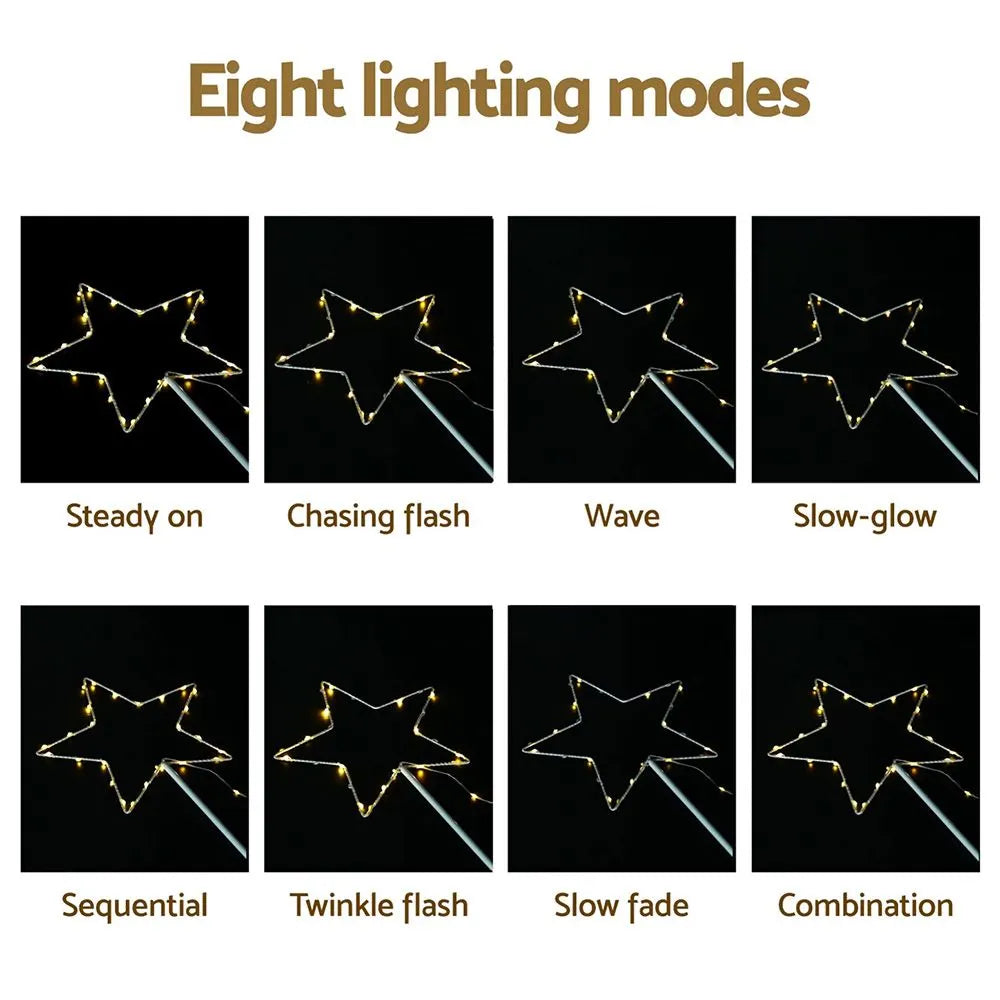 Jingle Jollys 4 PCS Christmas Lights Path Ground Light Garden Decorations 144 LED - Image 4