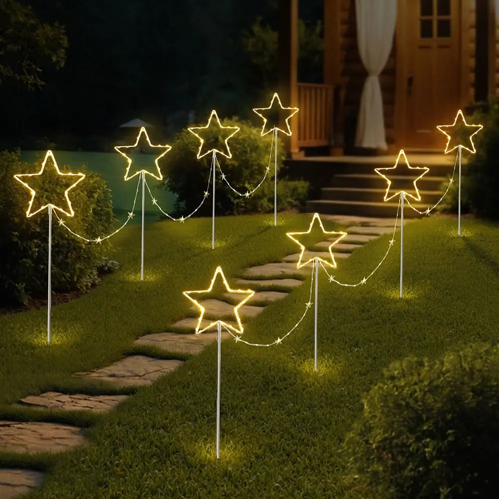 Jingle Jollys 4 PCS Christmas Lights Path Ground Light Garden Decorations 144 LED - Image 5