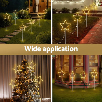 Jingle Jollys 4 PCS Christmas Lights Path Ground Light Garden Decorations 144 LED - Image 5