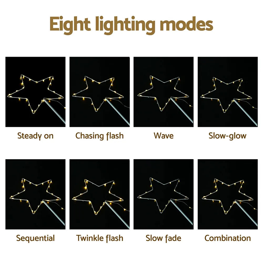 Jingle Jollys 4 PCS Christmas Lights Path Ground Light Garden Decorations 144 LED - Image 6