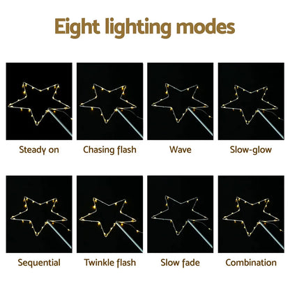 Jingle Jollys 4 PCS Christmas Lights Path Ground Light Garden Decorations 144 LED - Image 6
