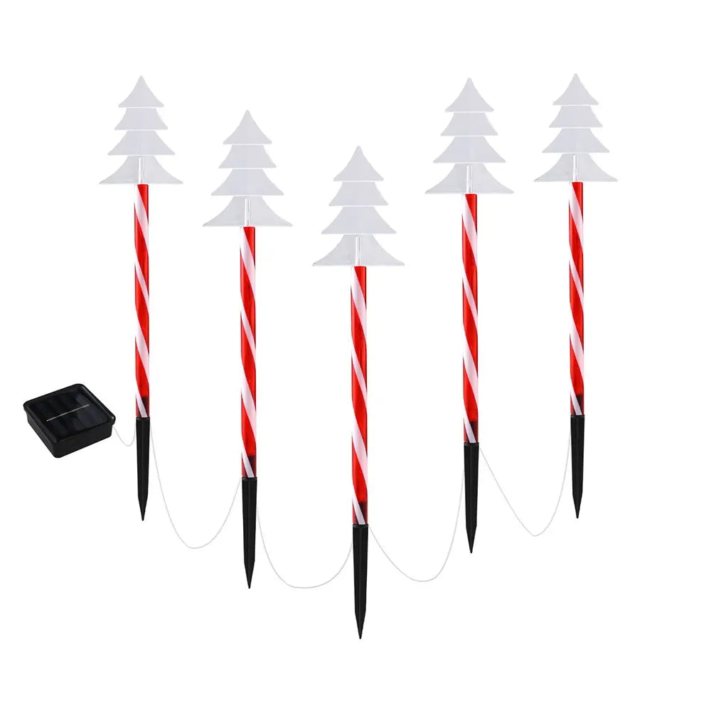 Jingle Jollys 5 PCS Christmas Lights Path Ground Light Garden Decorations 25 LED - Image 3