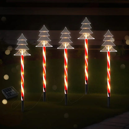 Jingle Jollys 5 PCS Christmas Lights Path Ground Light Garden Decorations 25 LED - Image 7