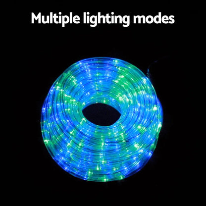 Jingle Jollys 20M Christmas Lights String Rope Light Decoration 600 LED Colorful - Image 5