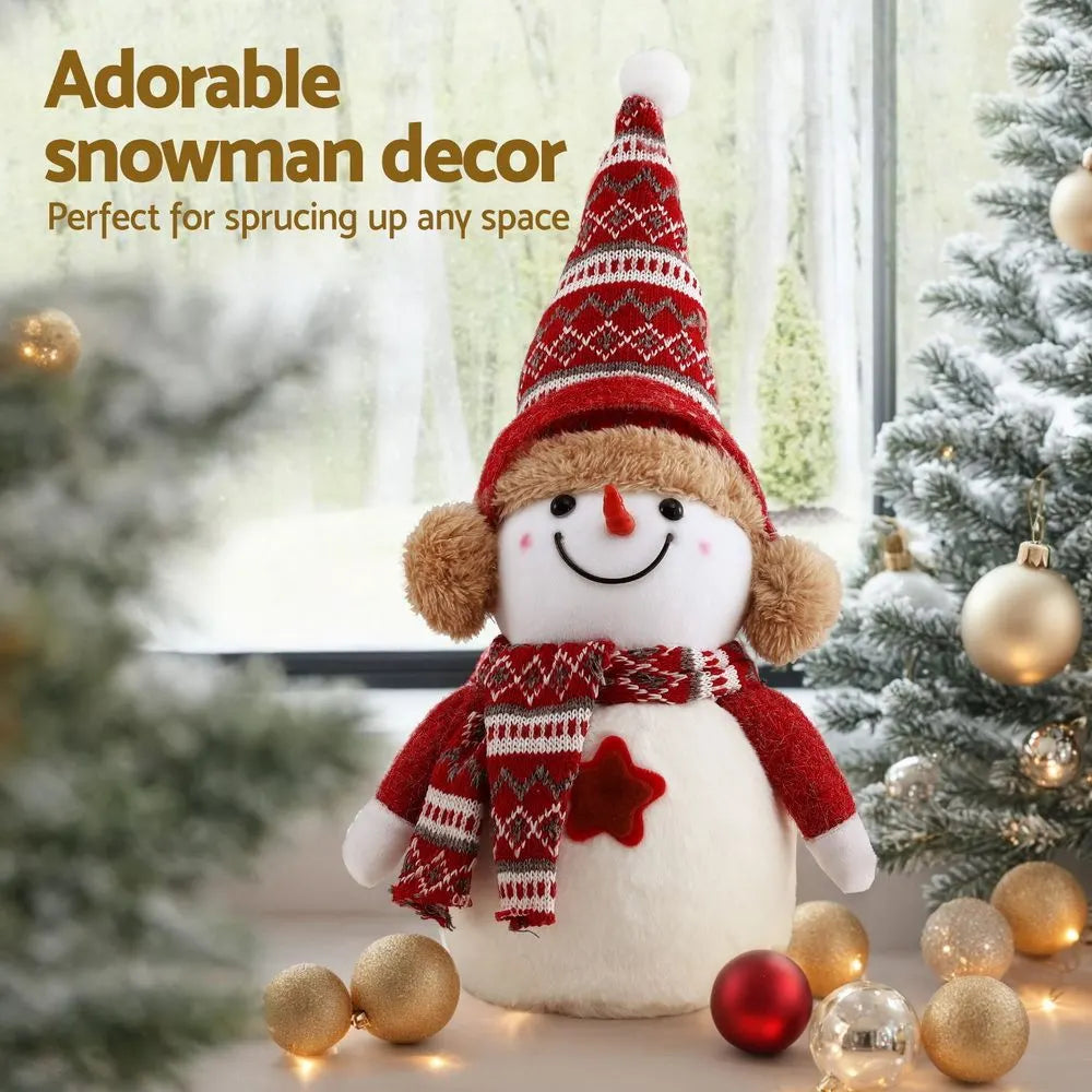 Jingle Jollys Christmas Snowman Handicraft Ornaments Party Decorations 35cm - Image 4