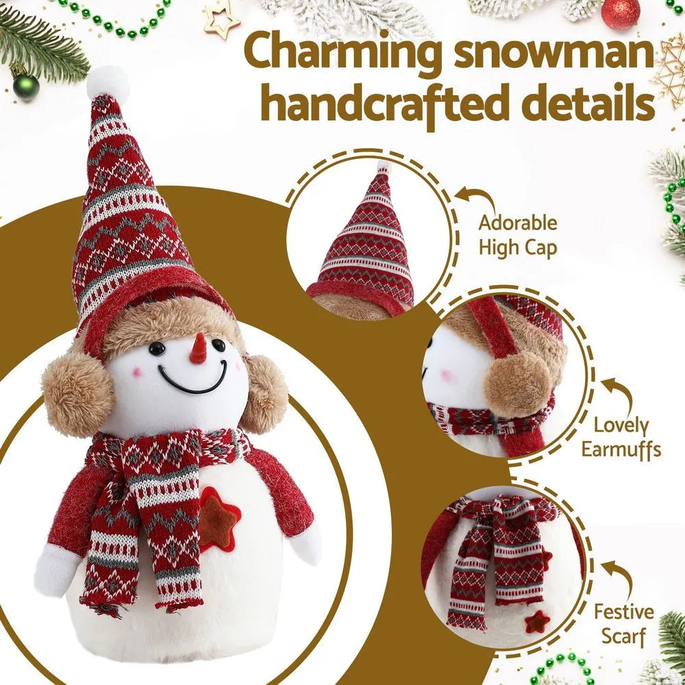 Jingle Jollys Christmas Snowman Handicraft Ornaments Party Decorations 35cm - Image 5