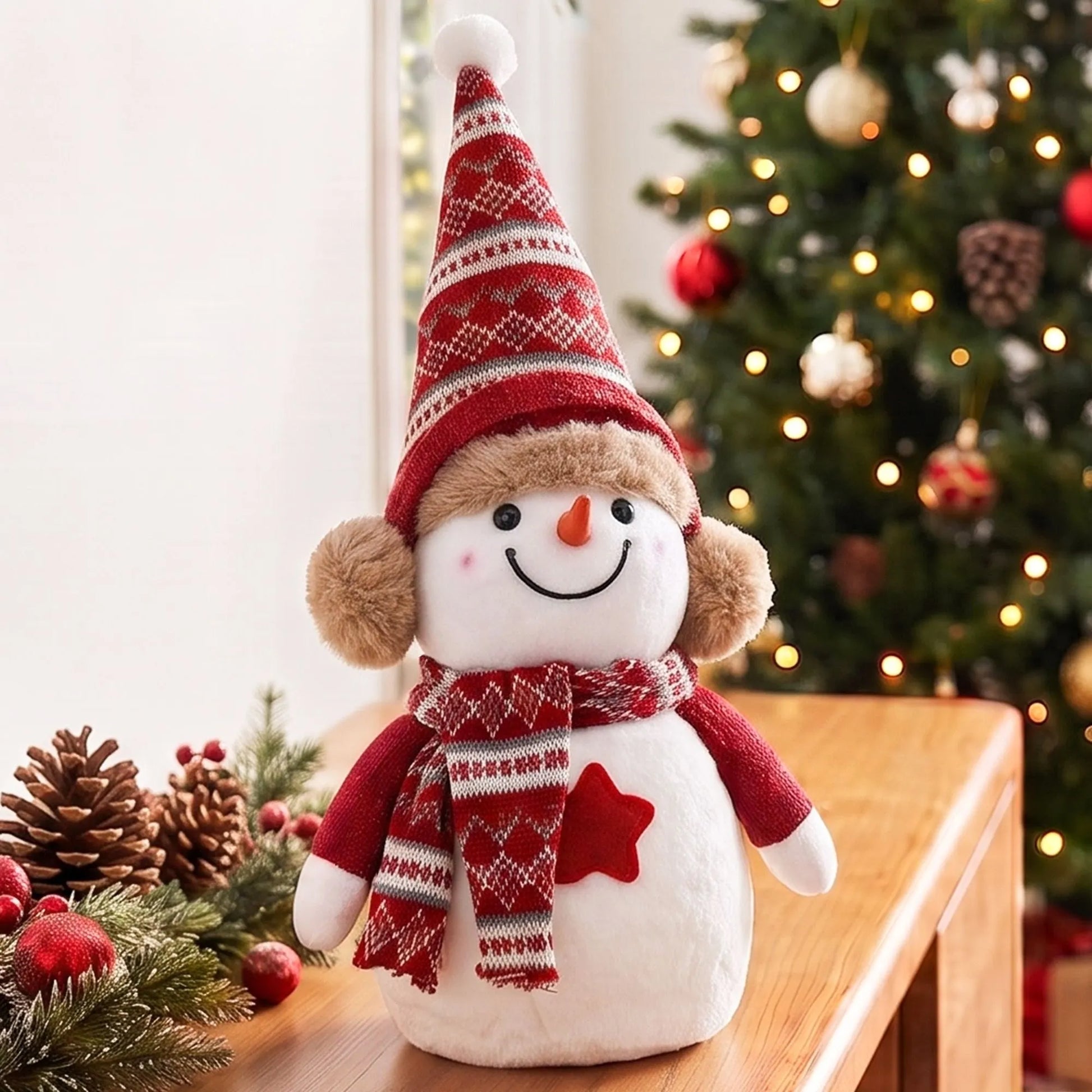 Jingle Jollys Christmas Snowman Handicraft Ornaments Party Decorations 35cm - Image 7