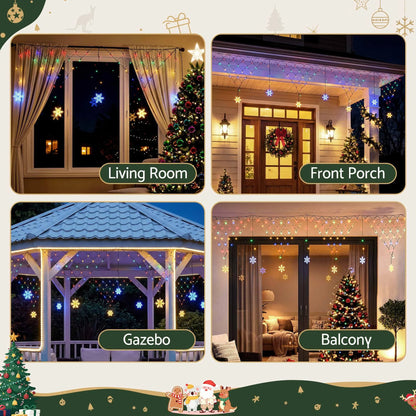 Jingle Jollys Christmas Lights Solar Fairy Lights Christmas Decorations Multicolour 4m - Image 5