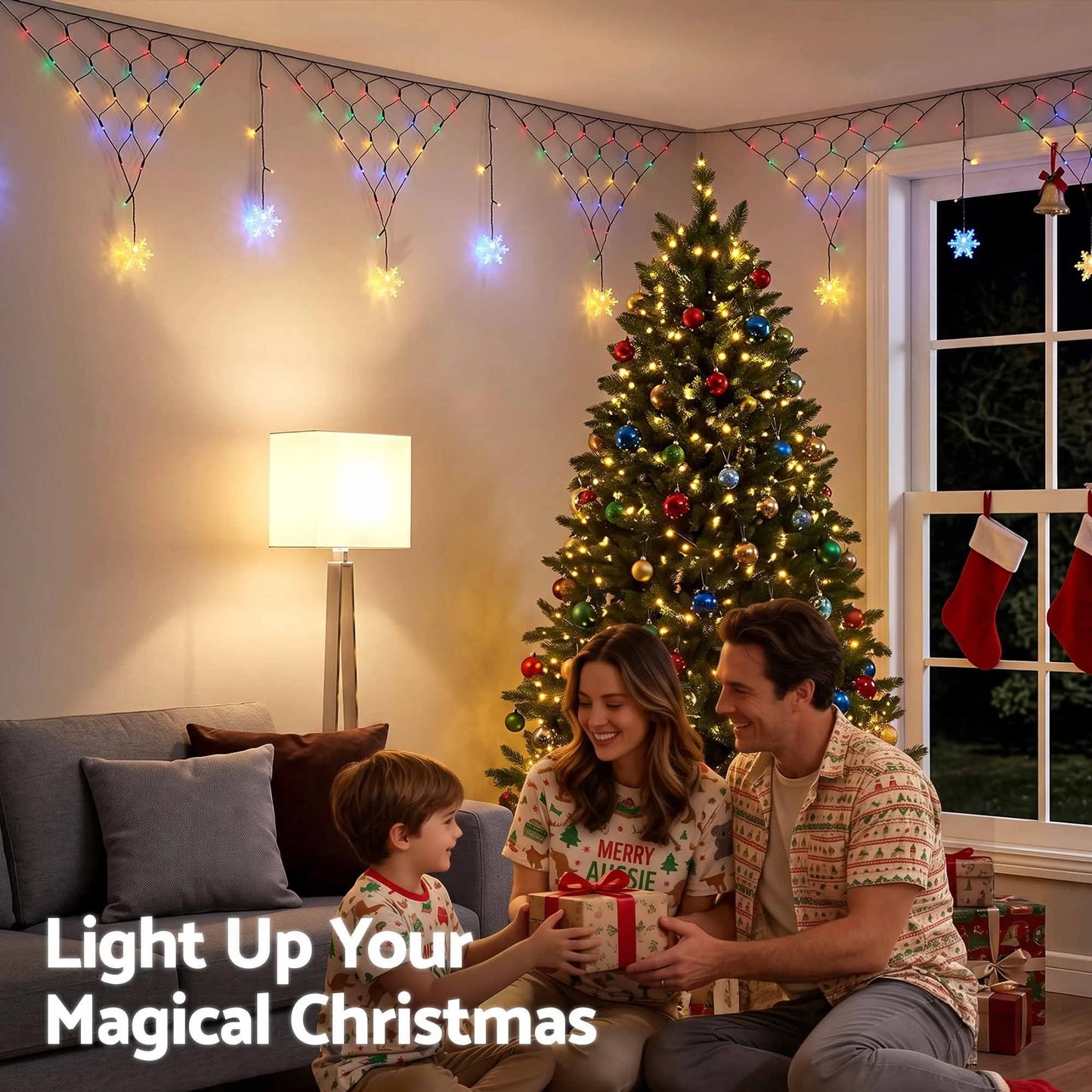 Jingle Jollys Christmas Lights Solar Fairy Lights Christmas Decorations Multicolour 4m - Image 6