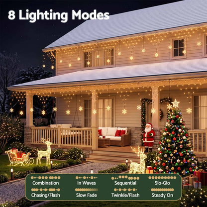 Jingle Jollys Christmas Lights Solar Fairy Lights Warm White Christmas Decorations 4m - Image 7