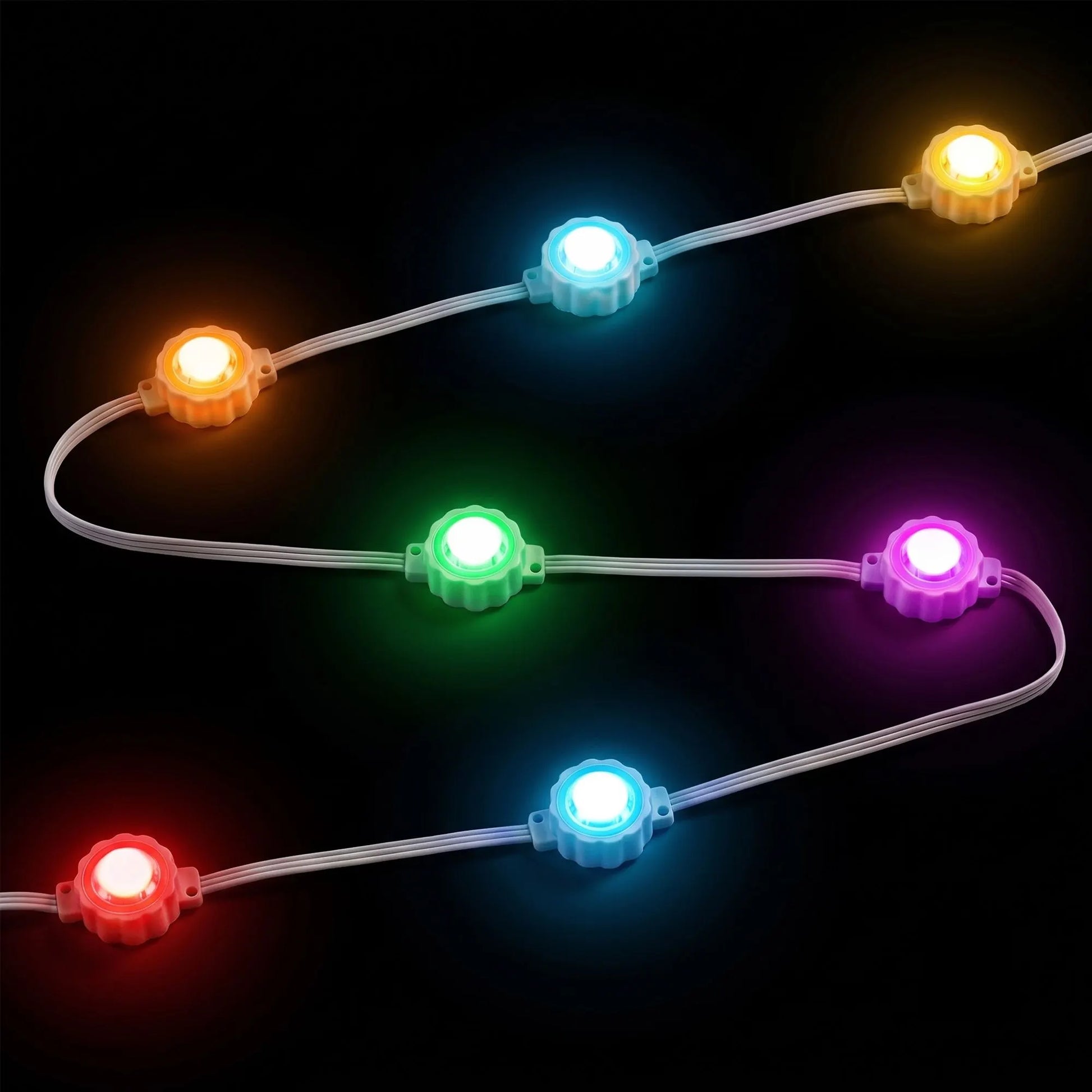 Jingle Jollys 15M Christmas Lights Permanent String Eaves Light 36 LED Decoration - Image 2