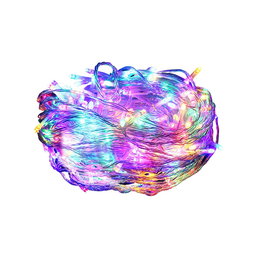 Jingle Jollys 50M Christmas Lights String Light 500 LED Colourful - Image 8