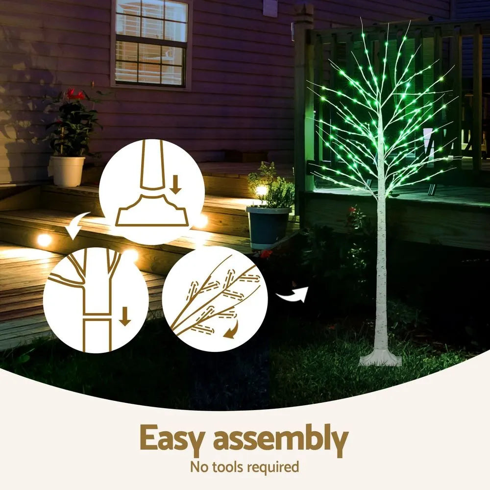Jingle Jollys Christmas Tree 1.7m Twigs 120 RGB LED Lights Xmas Trees Decoration - Image 6
