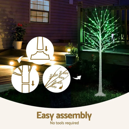 Jingle Jollys Christmas Tree 1.7m Twigs 120 RGB LED Lights Xmas Trees Decoration - Image 6