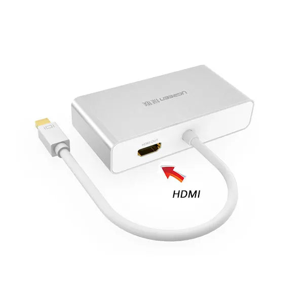 UGREEN 3-in-1 Mini DisplayPort to HDMI&VGA&DVI converter - white (10438) - Image 2