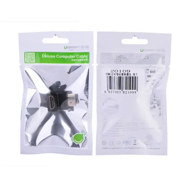 UGREEN HDMI female to female adapter (90 Degree Down) (20109) - Image 4