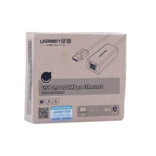 UGREEN USB2.0 10/100 Mbps Network Adapter (20254) - Image 3