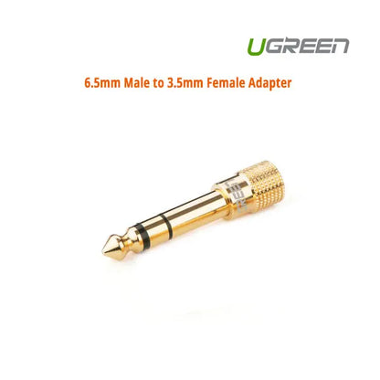 UGREEN 6.5mm Male to 3.5mm Female Adapter (20503)