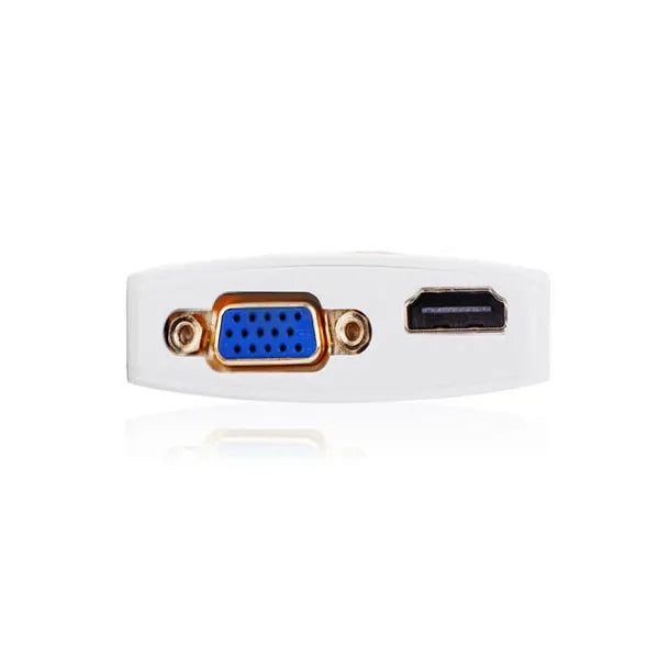UGreen Mini Display Port to HDMI & VGA Dual Converter Premium ABS case (10427 ) - Image 4