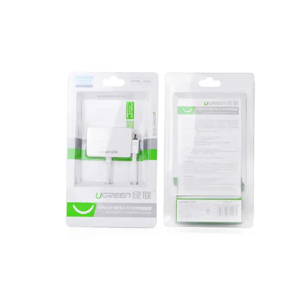 UGreen Mini Display Port to HDMI & VGA Dual Converter Premium ABS case (10427 ) - Image 2