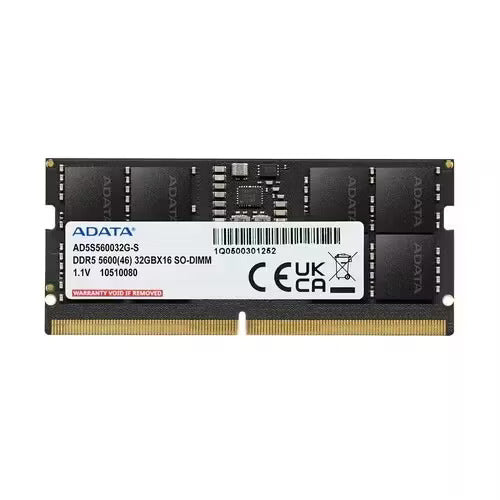ADATA AD5S560016G-S, 16GB DDR5 5600MHz SODIMM CL46/1.1V - Memory