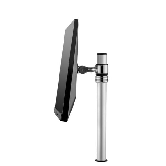 Atdec Single Height Adjustable Monitor Arm on Post - Silver - Monitors - Mounts