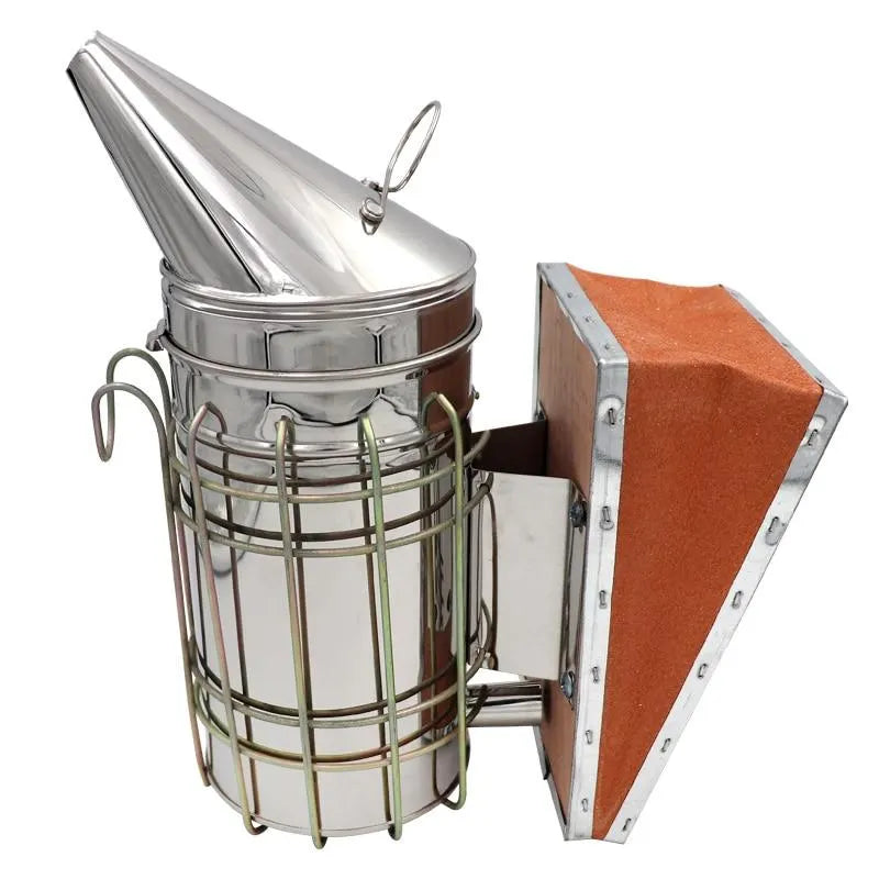 Beekeeping Smoker Stainless Steel Manual Bee Smoke Transmitter Apiculture Equipments Large