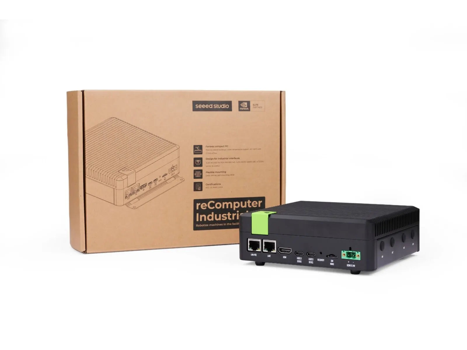 Seeed Studio reComputer Industrial J4012 (Fanless) with Orin NX 16GB - Artificial Intelligence